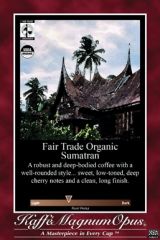 Fair Trade Organic Sumatran Coffee